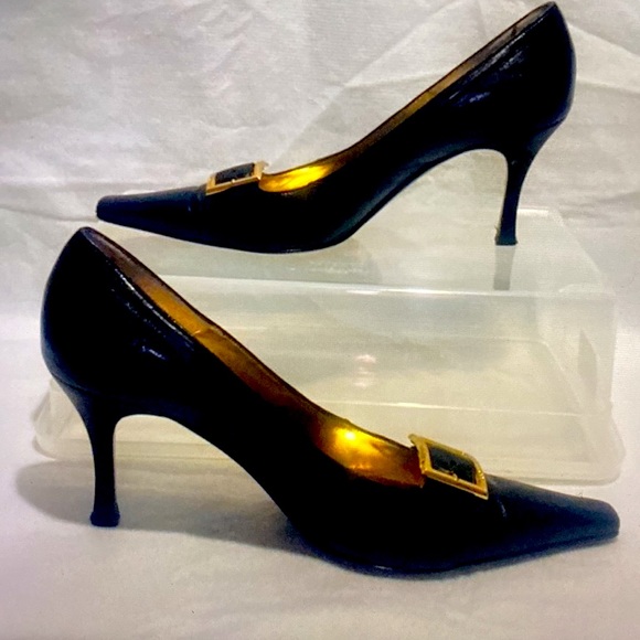 Dolce&Gabbana Red Soles Timeless Italian Gold Logo Red Shoes Made in Italy 🇮🇹 - Picture 11 of 12